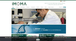 Desktop Screenshot of imoma.es